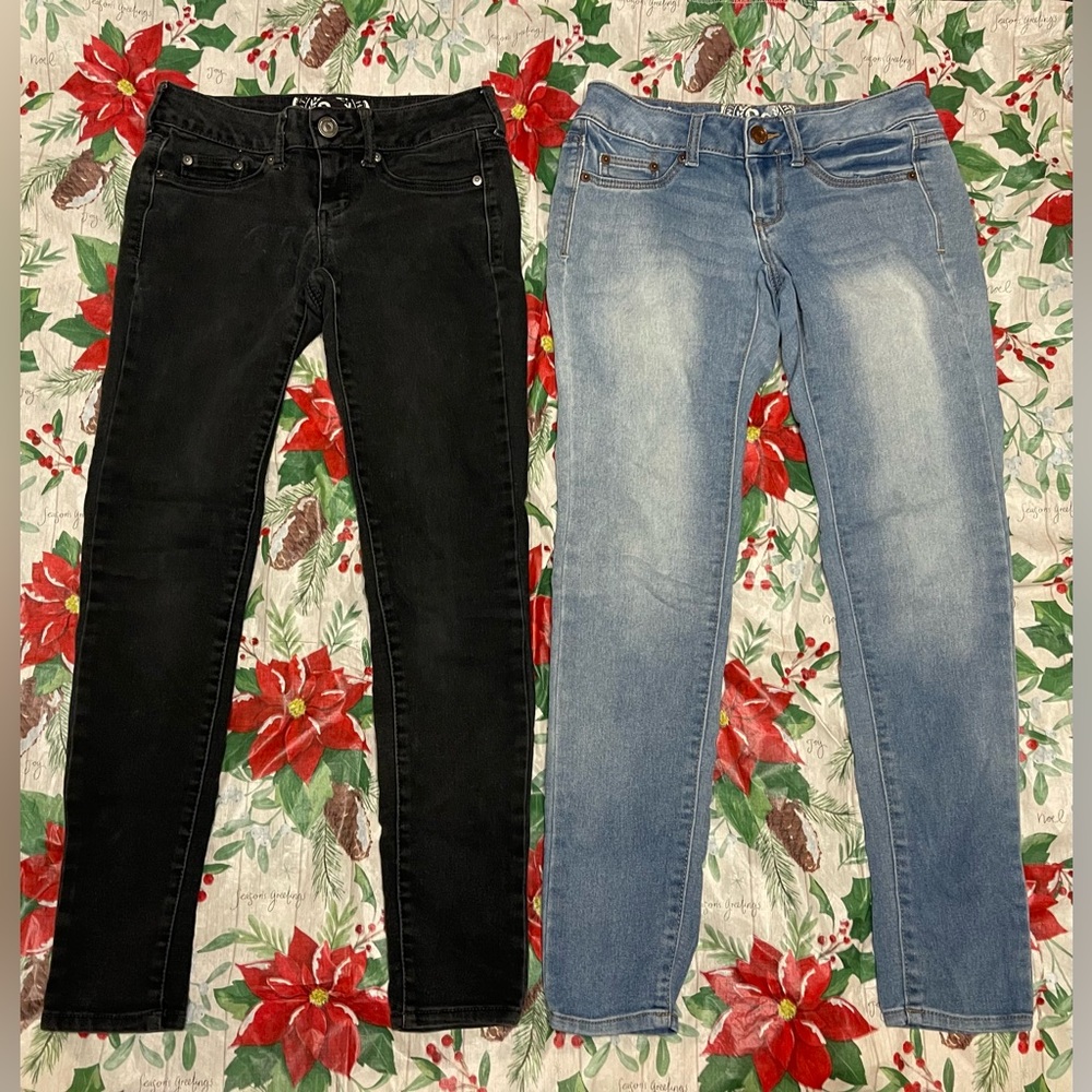 (2 Pair Lot) SO Authentic American Heritage Stretch Jeans Jeggins Size 3